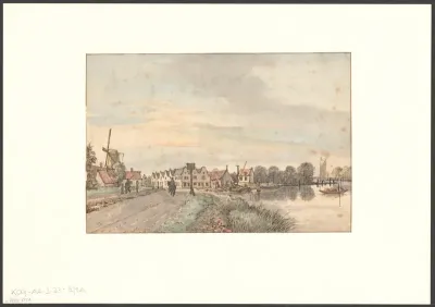 Gezicht op de Omval