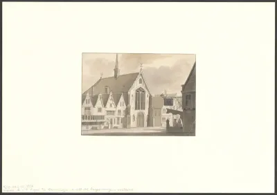 Gezicht op de Onze Lieve Vrouwekapel aan de Nieuwendijk
