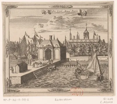 Gezicht op de Ooster Nieuwe Hoofdpoort