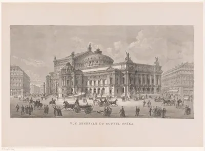 Gezicht op de Opéra Garnier