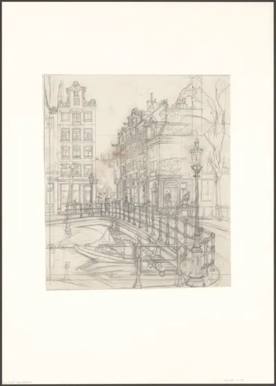 Gezicht op de Oude Spiegelstraat
