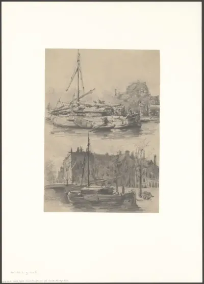 Gezicht op de Oudezijds Voorburgwal bij het Oudekerksplein