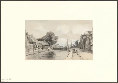 Gezicht op de Overtoomse Sluis