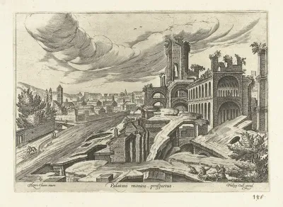 Gezicht op de Palatijn