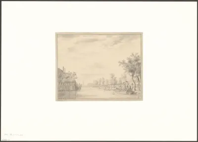 Gezicht op de Plantage Muidergracht