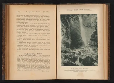 Gezicht op de Pöllatfall, Duitsland