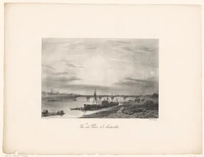 Gezicht op de Pont d'Austerlitz
