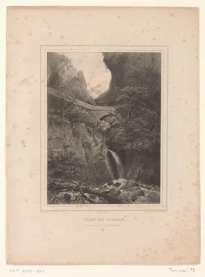 Gezicht op de Pont du Diable