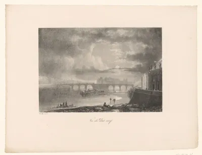 Gezicht op de Pont Neuf