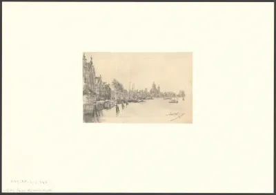 Gezicht op de Prins Hendrikkade