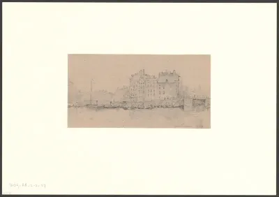 Gezicht op de Prins Hendrikkade