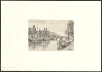 Gezicht op de Prinsengracht bij de Brouwersgracht