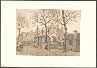 Gezicht op de Prinsengracht over de Lauriergracht