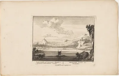 Gezicht op de Rijn en de Hexenturm bij Lahnstein