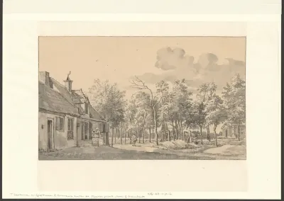 Gezicht op de Roomtuintjes en de Muiderpoort
