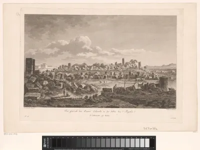 Gezicht op de ruïnes bij Selinunte