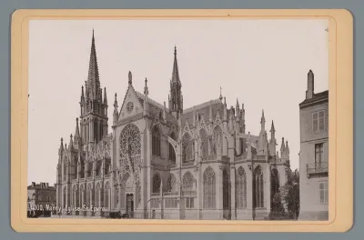 Gezicht op de Saint-Epvre te Nancy
