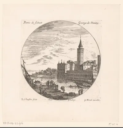 Gezicht op de San Giorgio Maggiore