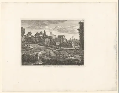 Gezicht op de Santi Giovanni e Paolo in Rome