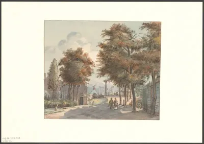 Gezicht op de Sarphatistraat