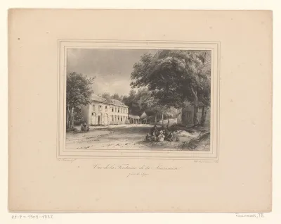 Gezicht op de Sauvenièrebron nabij Spa