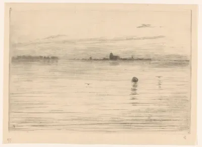 Gezicht op de Schelde bij Veere