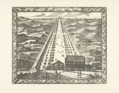 Gezicht op de Scheveningse Zeestraat (Scheveningseweg)