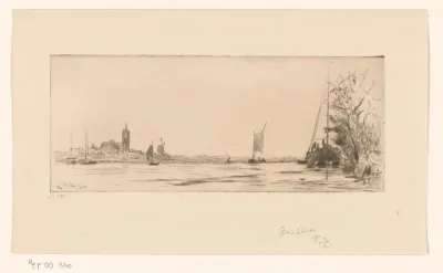 Gezicht op de Schie