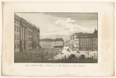 Gezicht op de Schlossplatz in Berlijn