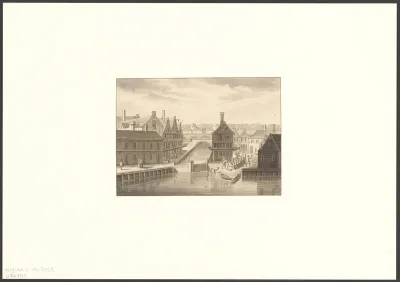 Gezicht op de schutsluis Boerenverdriet