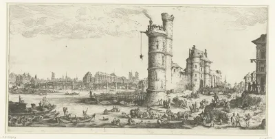 Gezicht op de Seine met de Pont Neuf te Parijs