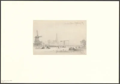 Gezicht op de Singelgracht en de Zaagmolenpoort