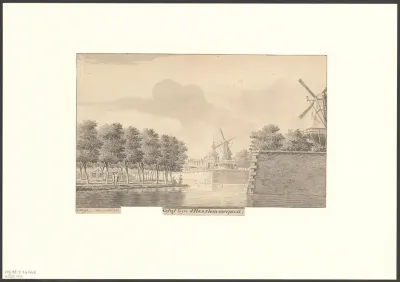 Gezicht op de Singelgracht
