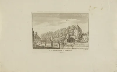 Gezicht op de Sint Andriespoort te Amersfoort