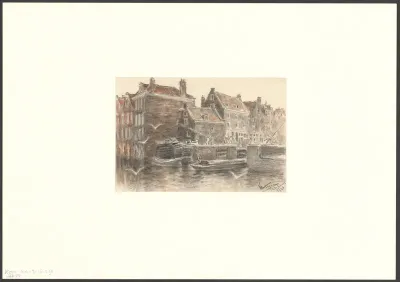 Gezicht op de Sint Antoniesluis