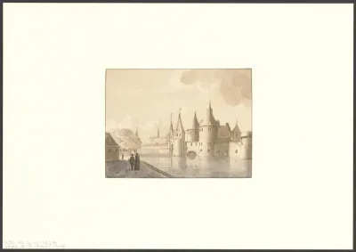 Gezicht op de Sint Antoniespoort
