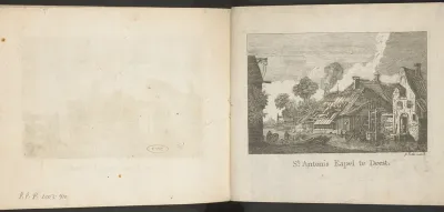 Gezicht op de Sint Antoniuskapel in Deest