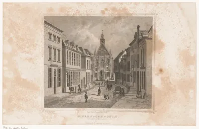 Gezicht op de Sint Antoniuskapel in 's-Hertogenbosch