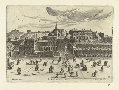Gezicht op de Sint-Pieterskerk