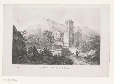 Gezicht op de Sint-Rochuskerk bij Messina