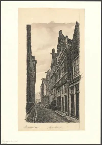 Gezicht op de Slijkstraat