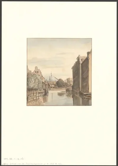 Gezicht op de Smallepadsgracht