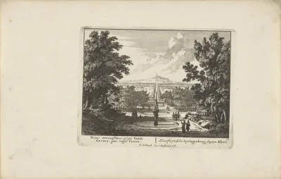 Gezicht op de Springenberg bij Kleef