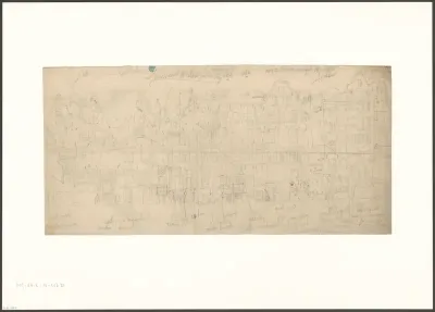 Gezicht op de Spuistraat 154-168 bij de Korte Huiszittensteeg