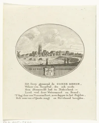 Gezicht op de stad Goedereede