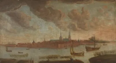 Gezicht op de stad Heusden
