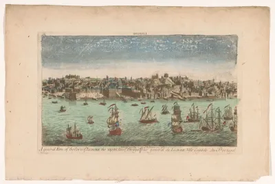 Gezicht op de stad Lissabon