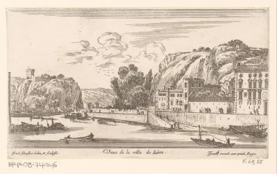 Gezicht op de stad Lyon