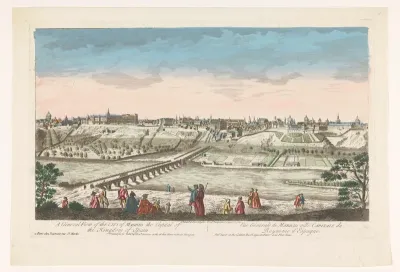 Gezicht op de stad Madrid