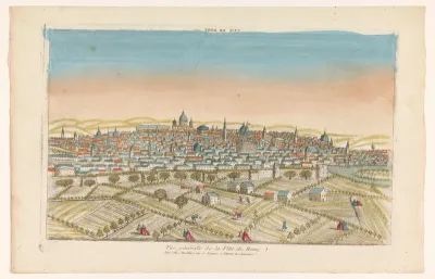 Gezicht op de stad Rome